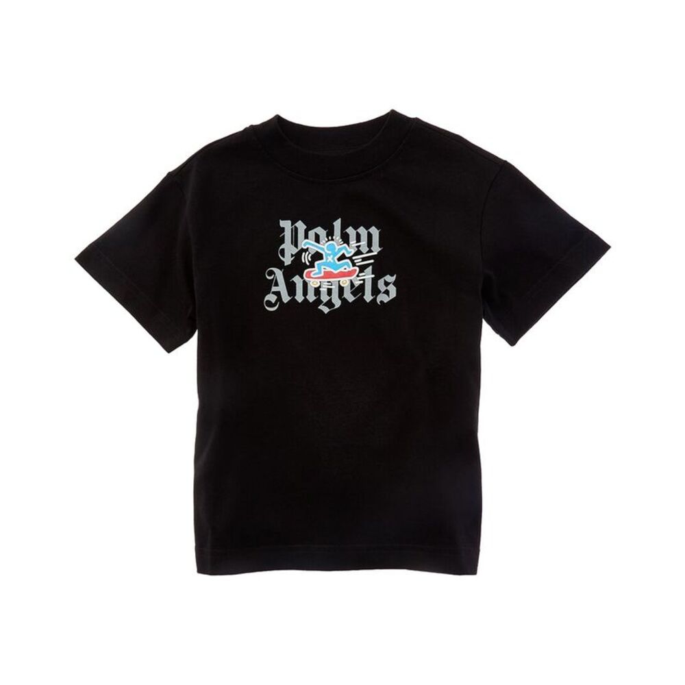 Palm Angels Girls X Keith Haring Skateboard T-Shirt, Black
